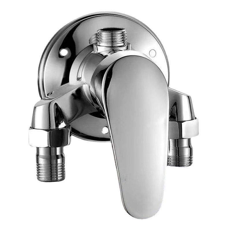 Shower Trim Massage Jet Level Handle Wall Mounted Shower Trim Clearhalo 'Bathroom Remodel & Bathroom Fixtures' 'Home Improvement' 'home_improvement' 'home_improvement_shower_faucets' 'Shower Faucets & Systems' 'shower_faucets' 'Showers & Bathtubs Plumbing' 'Showers & Bathtubs' 1200x1200_818e8696-a05d-4d96-81dd-817f15cfc93b
