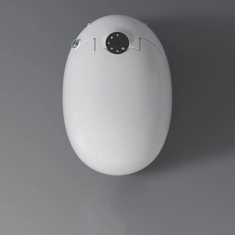 Contemporary Heated Seat White Round Ceramic Floor Mount Bidet Clearhalo 'Bathroom Remodel & Bathroom Fixtures' 'Bidets' 'Home Improvement' 'home_improvement' 'home_improvement_bidets' 'Toilets & Bidets' 1200x1200_818fd94d-abba-4e47-bc98-aad405c71fa0