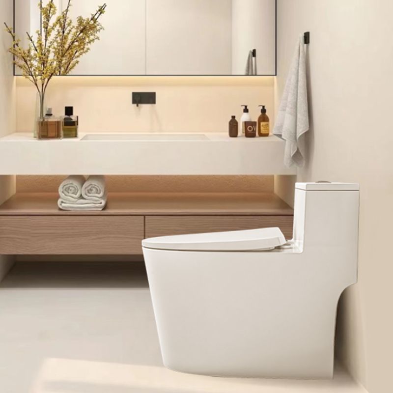 Modern Floor Mount Flush Toilet Ceramic Urine Toilet with Slow Close Seat for Bathroom Clearhalo 'Bathroom Remodel & Bathroom Fixtures' 'Home Improvement' 'home_improvement' 'home_improvement_toilets' 'Toilets & Bidets' 'Toilets' 1200x1200_8197b947-168e-4a91-9ebc-a617abba05cc