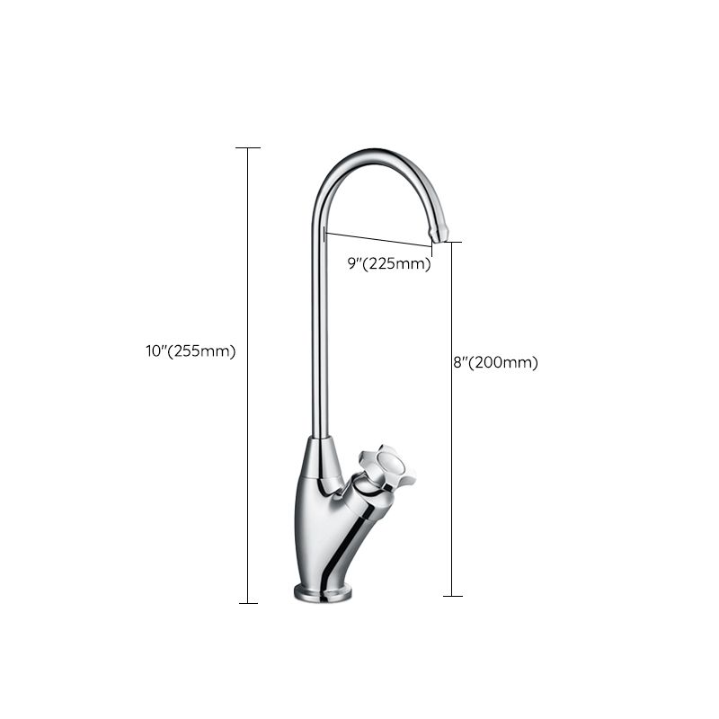 Gooseneck Kitchen Sink Faucet Swivel Spout Drinking Water Dispenser Clearhalo 'Home Improvement' 'home_improvement' 'home_improvement_kitchen_faucets' 'Kitchen Faucets' 'Kitchen Remodel & Kitchen Fixtures' 'Kitchen Sinks & Faucet Components' 'kitchen_faucets' 1200x1200_819a00c4-25bc-433b-a0f0-7e3ace00ff29
