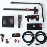 Black Shower Set Full Constant Temperature Copper Bathroom Lift Bath Booster Shower Head Clearhalo 'Bathroom Remodel & Bathroom Fixtures' 'Home Improvement' 'home_improvement' 'home_improvement_shower_faucets' 'Shower Faucets & Systems' 'shower_faucets' 'Showers & Bathtubs Plumbing' 'Showers & Bathtubs' 1200x1200_81af2a0d-e565-459f-a258-4d4da916dfb0