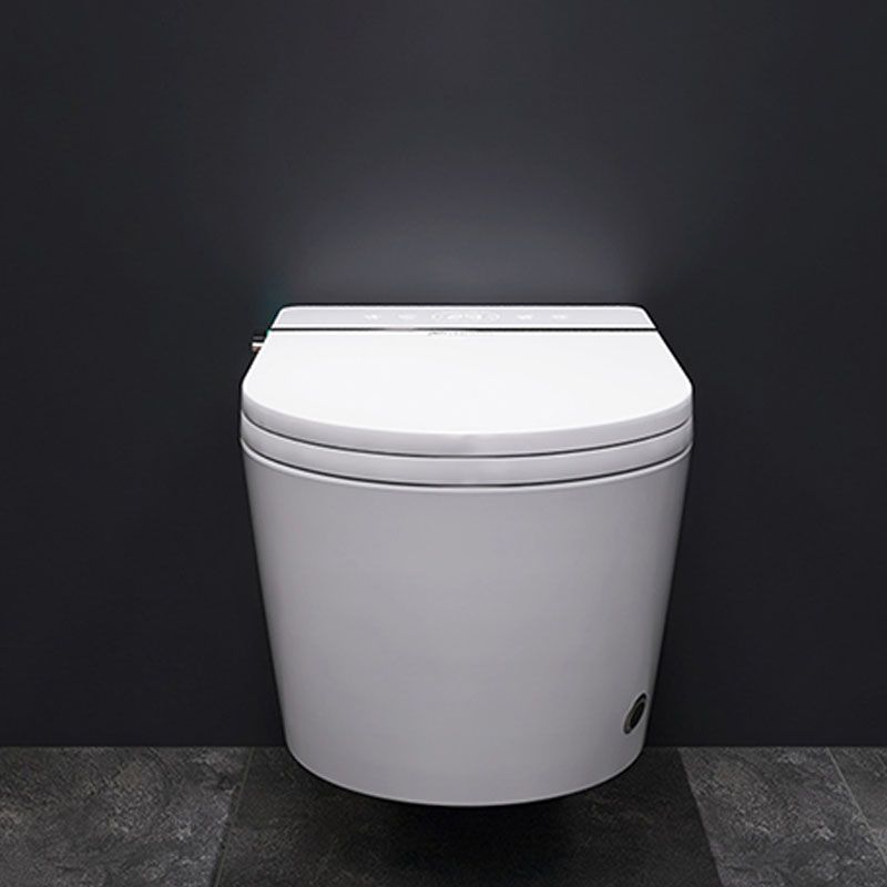 White Wall Mounted Bidet with Unlimited Warm Water and Heated Seat Clearhalo 'Bathroom Remodel & Bathroom Fixtures' 'Bidets' 'Home Improvement' 'home_improvement' 'home_improvement_bidets' 'Toilets & Bidets' 1200x1200_81b032b1-a066-4340-889f-994f4fff9cc2