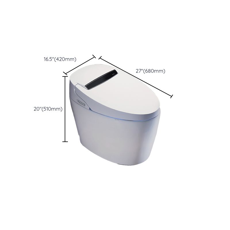 Elongated White Floor Standing Bidet with Heated Seat Contemporary Bidet Clearhalo 'Bathroom Remodel & Bathroom Fixtures' 'Bidets' 'Home Improvement' 'home_improvement' 'home_improvement_bidets' 'Toilets & Bidets' 1200x1200_81d49186-550c-40cb-9357-b53347efefe9