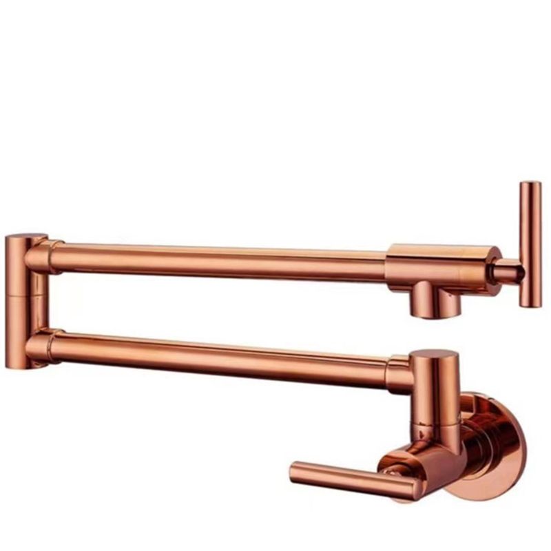 Modern Single Handle Faucet Wall-mounted Pot Filler Low Profile Filler Clearhalo 'Home Improvement' 'home_improvement' 'home_improvement_kitchen_faucets' 'Kitchen Faucets' 'Kitchen Remodel & Kitchen Fixtures' 'Kitchen Sinks & Faucet Components' 'kitchen_faucets' 1200x1200_82030c91-cbec-4be9-9e24-50a80d09a118