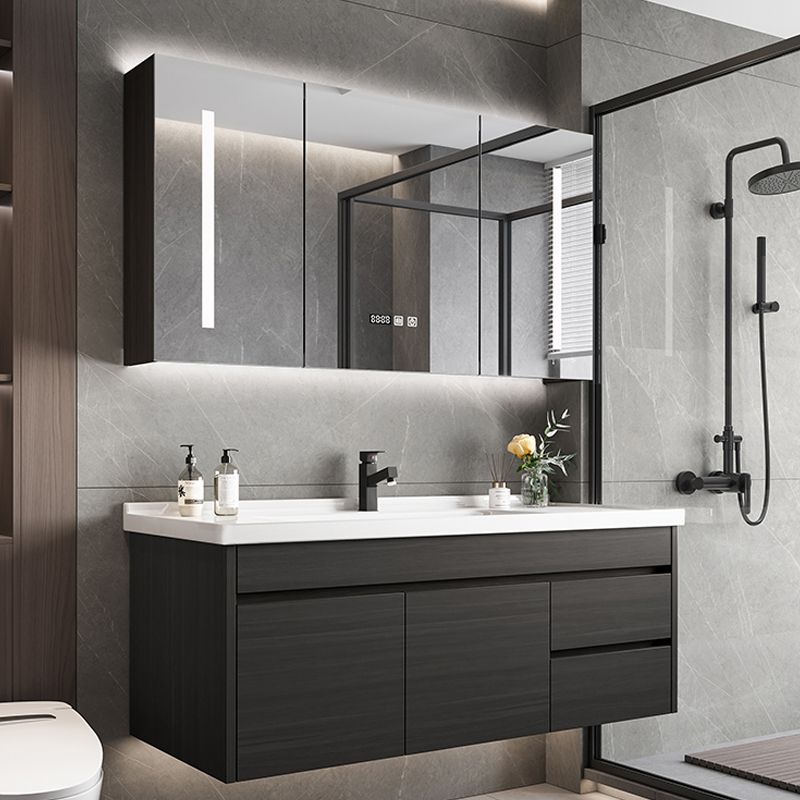 Wall Mount Bathroom Vanity Set Modern Single-Sink Bathroom Sink Vanity Clearhalo 'Bathroom Remodel & Bathroom Fixtures' 'Bathroom Vanities' 'bathroom_vanities' 'Home Improvement' 'home_improvement' 'home_improvement_bathroom_vanities' 1200x1200_8213a490-1bbf-4090-8f7f-3d79819fe52b