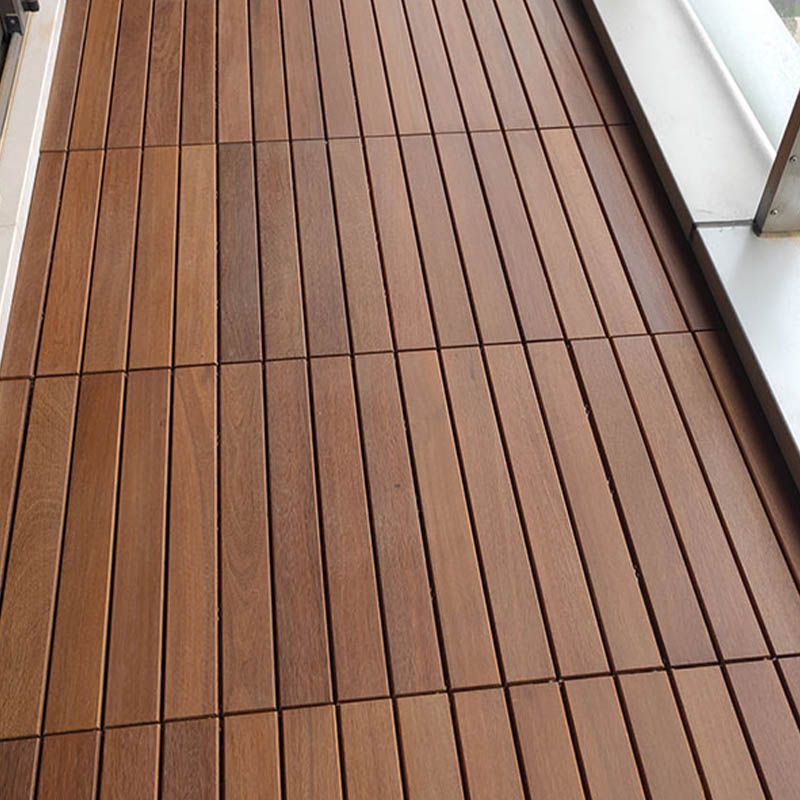 Solid Wood Patio Flooring Tiles Interlocking Deck Plank for Indoor and Outdoor Clearhalo 'Home Improvement' 'home_improvement' 'home_improvement_outdoor_deck_tiles_planks' 'Outdoor Deck Tiles & Planks' 'Outdoor Flooring & Tile' 'Outdoor Remodel' 'outdoor_deck_tiles_planks' 1200x1200_821c79f4-c9f1-4b49-9a3d-f59eddf999f3