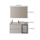 Wall Mount Bathroom Vanity Modern White Ceramic Top Single-Sink Vanity Set Clearhalo 'Bathroom Remodel & Bathroom Fixtures' 'Bathroom Vanities' 'bathroom_vanities' 'Home Improvement' 'home_improvement' 'home_improvement_bathroom_vanities' 1200x1200_822560f9-ed07-4687-9540-f36fcdc6940e