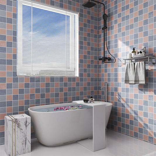 Modern Mosaic Tile Waterproof Smooth Peel and Stick Backsplash Tile for Bathroom Clearhalo 'Flooring 'Home Improvement' 'home_improvement' 'home_improvement_peel_stick_blacksplash' 'Peel & Stick Backsplash Tile' 'peel_stick_blacksplash' 'Walls & Ceilings' Walls and Ceiling' 1200x1200_822e519a-e19f-47db-994f-328d1c94ccbd