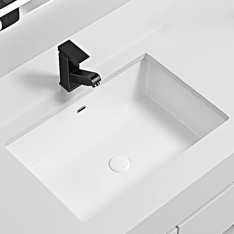 Modern Undermount Bathroom Sink Porcelain with Faucet Wash Stand Clearhalo 'Bathroom Remodel & Bathroom Fixtures' 'Bathroom Sinks & Faucet Components' 'Bathroom Sinks' 'bathroom_sink' 'Home Improvement' 'home_improvement' 'home_improvement_bathroom_sink' 1200x1200_8237964c-c861-492f-8e1d-60e4cb756fd8