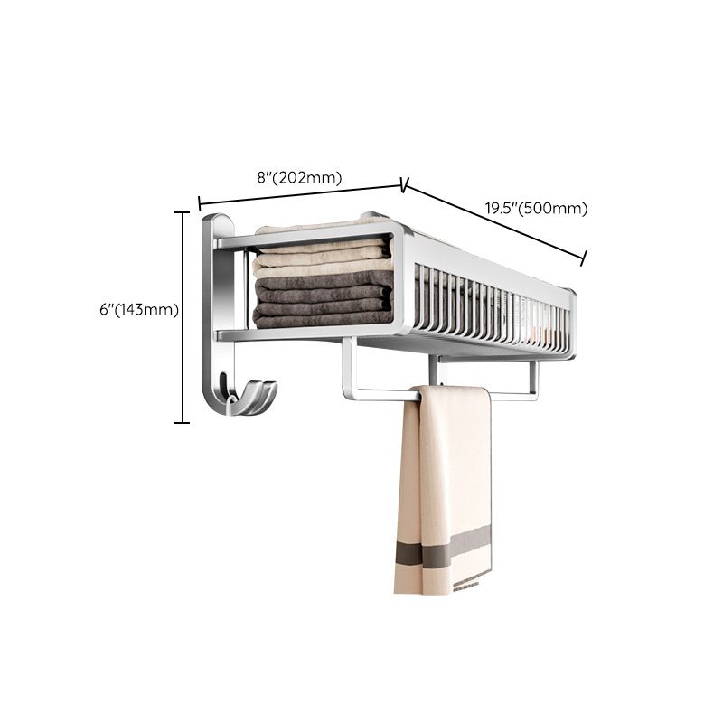 Traditional Bath Shelf Bathroom Accessories Hardware Set Stainless Steel Bathroom Set Clearhalo 'Bathroom Hardware Sets' 'Bathroom Hardware' 'Bathroom Remodel & Bathroom Fixtures' 'bathroom_hardware_sets' 'Home Improvement' 'home_improvement' 'home_improvement_bathroom_hardware_sets' 1200x1200_82565973-bdad-402d-9ebb-a535a2d605ac