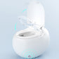21.25" High White Round Bidet with Heated Seat Ceramic Floor Mount Bidet Clearhalo 'Bathroom Remodel & Bathroom Fixtures' 'Bidets' 'Home Improvement' 'home_improvement' 'home_improvement_bidets' 'Toilets & Bidets' 1200x1200_829118ae-eb1a-46c2-a64b-e7ac1aafbbb3