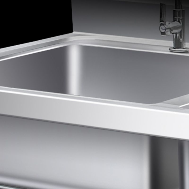 Classic Kitchen Sink Stainless Steel Workstation Sink with Faucet Clearhalo 'Home Improvement' 'home_improvement' 'home_improvement_kitchen_sinks' 'Kitchen Remodel & Kitchen Fixtures' 'Kitchen Sinks & Faucet Components' 'Kitchen Sinks' 'kitchen_sinks' 1200x1200_8296ad95-85cd-4e04-b2c3-0031dee0c824