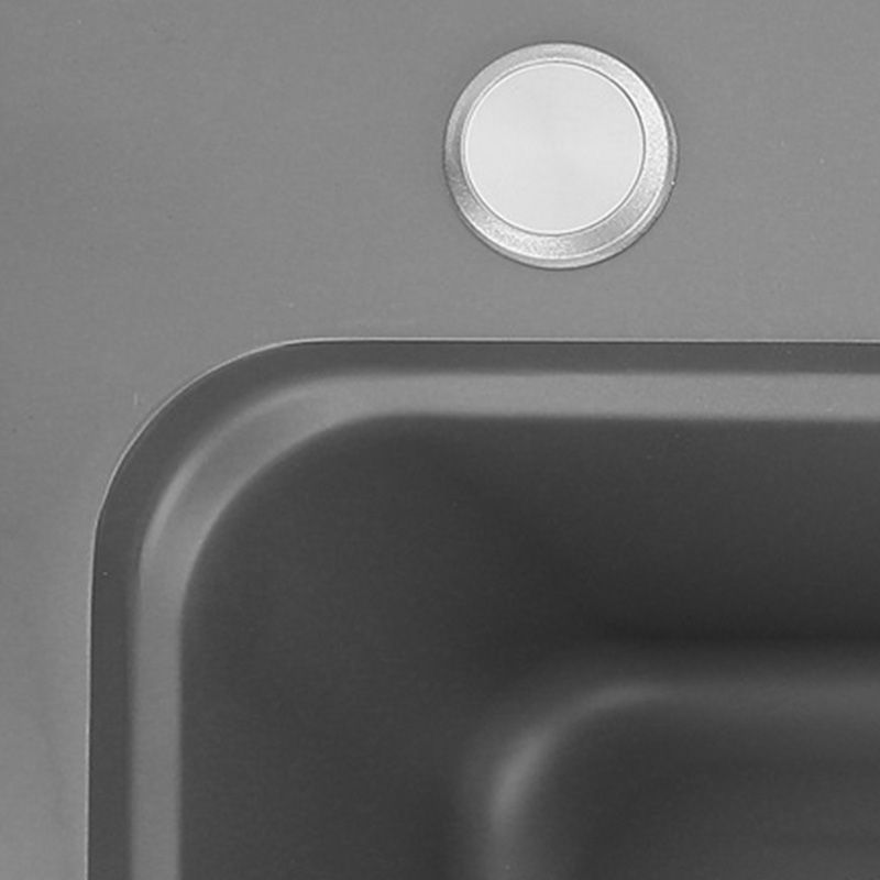 Stainless Steel Kitchen Sink Rectangle Shape Kitchen Sink with Single Bowl Clearhalo 'Home Improvement' 'home_improvement' 'home_improvement_kitchen_sinks' 'Kitchen Remodel & Kitchen Fixtures' 'Kitchen Sinks & Faucet Components' 'Kitchen Sinks' 'kitchen_sinks' 1200x1200_82992f99-c614-4c59-a556-d36f2ea89ffa