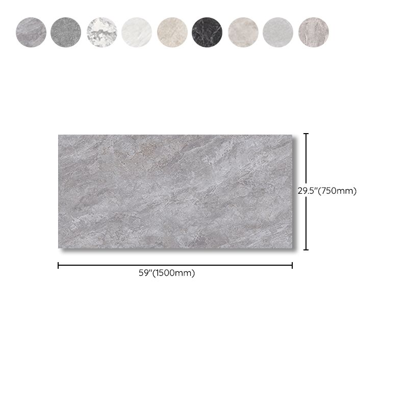 Rectangle Wall & Floor Tile Marble Print Polished Porcelain Floor and Wall Tile Clearhalo 'Floor Tiles & Wall Tiles' 'floor_tiles_wall_tiles' 'Flooring 'Home Improvement' 'home_improvement' 'home_improvement_floor_tiles_wall_tiles' Walls and Ceiling' 1200x1200_82ace548-e1f6-45a9-a2de-6dad48ba38c4