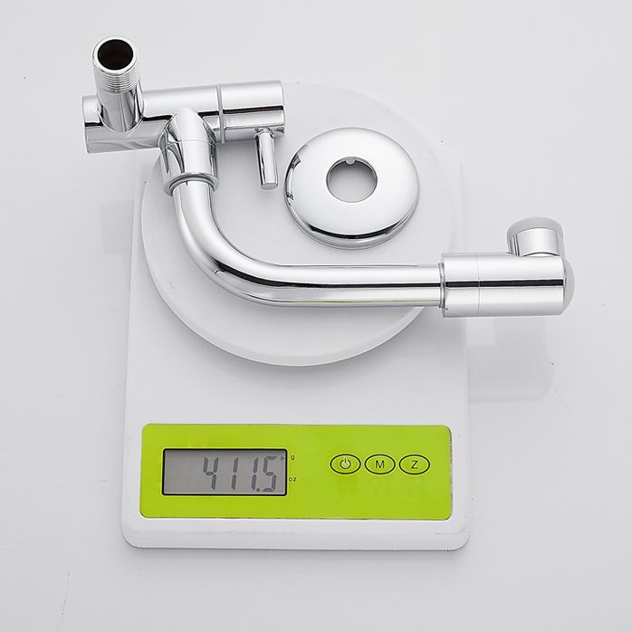 Wall Mounted Metal Tub Filler Low Arc Waterfall Bathtub Faucet Clearhalo 'Bathroom Remodel & Bathroom Fixtures' 'Bathtub Faucets' 'bathtub_faucets' 'Home Improvement' 'home_improvement' 'home_improvement_bathtub_faucets' 1200x1200_82c9b2ea-6da7-43ba-8a2b-d7e67320441a