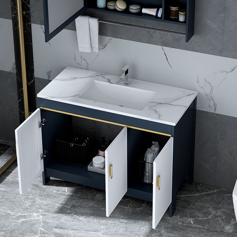 Floor Mount Modern Bathroom Vanity Blue Single-Sink Rectangular Vanity Set Clearhalo 'Bathroom Remodel & Bathroom Fixtures' 'Bathroom Vanities' 'bathroom_vanities' 'Home Improvement' 'home_improvement' 'home_improvement_bathroom_vanities' 1200x1200_82cac1ea-bb5b-4fde-bb0b-b6ac061cb9d1