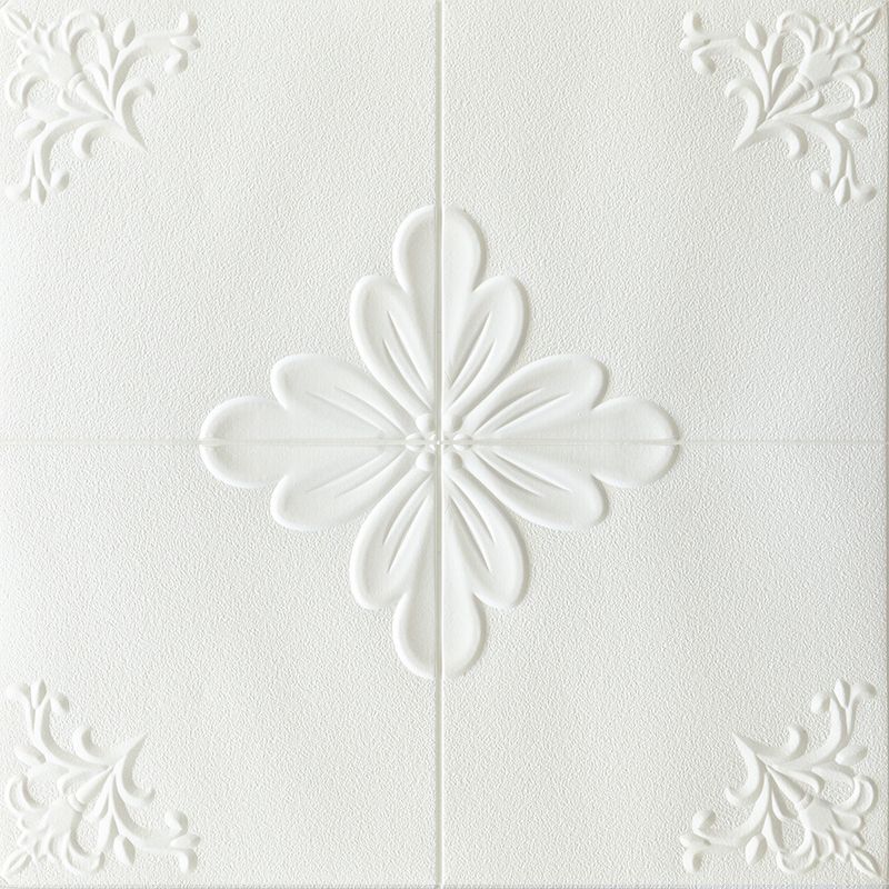 Indoor Home Wall Paneling 3D Floral Print Peel and Stick Waterproof Wall Panel Clearhalo 'Flooring 'Home Improvement' 'home_improvement' 'home_improvement_wall_paneling' 'Wall Paneling' 'wall_paneling' 'Walls & Ceilings' Walls and Ceiling' 1200x1200_83065025-d891-4d97-9343-81682ca3f4fd