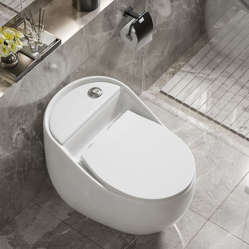 Contemporary Ceramic Toilet Floor Mount Urine Toilet with Slow Close Seat for Washroom Clearhalo 'Bathroom Remodel & Bathroom Fixtures' 'Home Improvement' 'home_improvement' 'home_improvement_toilets' 'Toilets & Bidets' 'Toilets' 1200x1200_831eb87a-7a36-4bf2-8285-fea55def1920