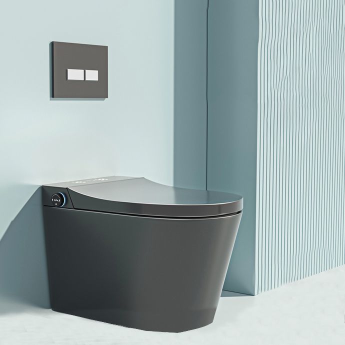 Contemporary White/Black Elongated Wall Hung Toilet Set with Heated Seat Clearhalo 'Bathroom Remodel & Bathroom Fixtures' 'Bidets' 'Home Improvement' 'home_improvement' 'home_improvement_bidets' 'Toilets & Bidets' 1200x1200_832225f6-ba84-42fe-839c-25f72b271de7