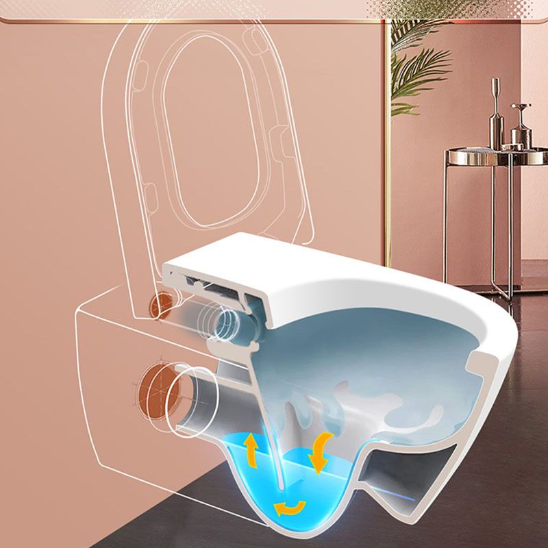 Elongated Wall Hung Toilet White Ceramic Smart Toilet Deodorizing Toilet Clearhalo 'Bathroom Remodel & Bathroom Fixtures' 'Bidets' 'Home Improvement' 'home_improvement' 'home_improvement_bidets' 'Toilets & Bidets' 1200x1200_832f9e75-017d-4fef-9f2e-14aea1eec1ac