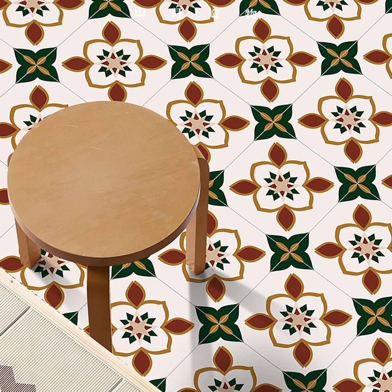 Beige Tone Peel & Stick Tile Square Pattern Printing Single Tile Clearhalo 'Flooring 'Home Improvement' 'home_improvement' 'home_improvement_peel_stick_blacksplash' 'Peel & Stick Backsplash Tile' 'peel_stick_blacksplash' 'Walls & Ceilings' Walls and Ceiling' 1200x1200_83316e5a-b77c-49aa-9dce-a8e0338f9e07