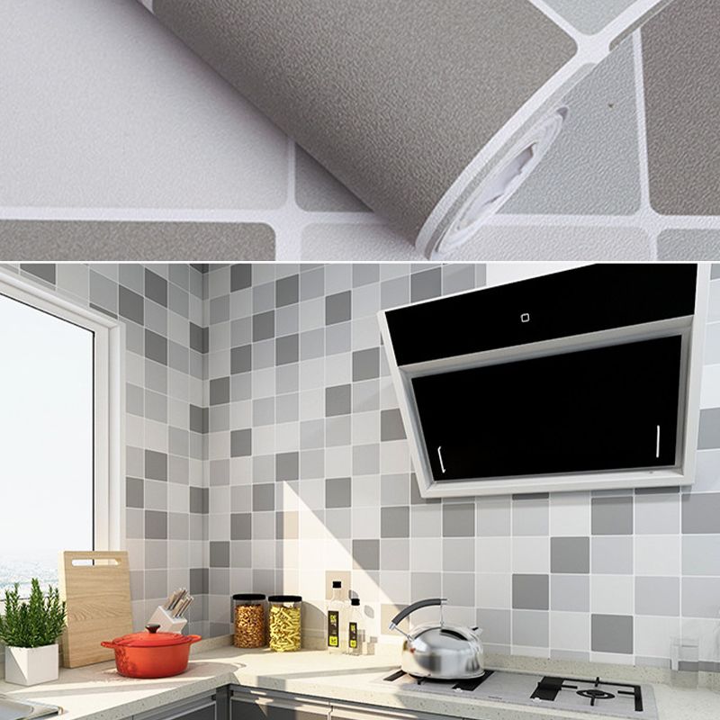 Modern Peel and Stick Tiles PVC Square Wallpaper for Kitchen and Bathroom Backsplash Clearhalo 'Flooring 'Home Improvement' 'home_improvement' 'home_improvement_peel_stick_blacksplash' 'Peel & Stick Backsplash Tile' 'peel_stick_blacksplash' 'Walls & Ceilings' Walls and Ceiling' 1200x1200_83337cf2-b7ee-403d-b94f-0ade63210a95