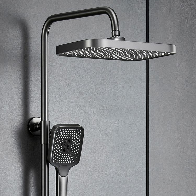Modern Shower System Adjustable Shower Head Slide Bar Wall Mounted Shower Set Clearhalo 'Bathroom Remodel & Bathroom Fixtures' 'Home Improvement' 'home_improvement' 'home_improvement_shower_faucets' 'Shower Faucets & Systems' 'shower_faucets' 'Showers & Bathtubs Plumbing' 'Showers & Bathtubs' 1200x1200_8341acc7-9614-400e-96f2-1cf8d5729a78