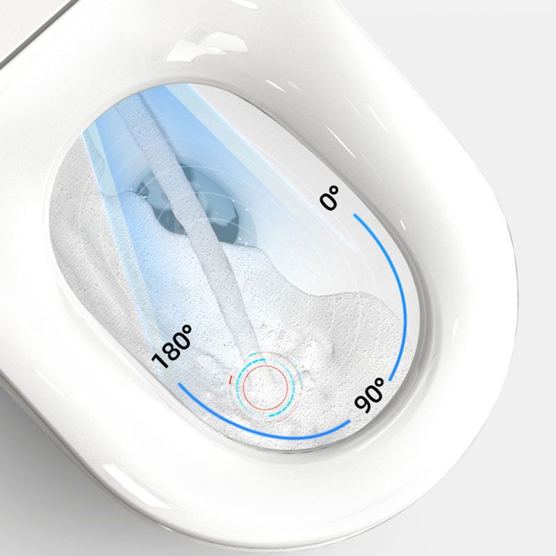 Contemporary 17.32" H White Electronic Toilet Elongated Floor Standing Bidet Clearhalo 'Bathroom Remodel & Bathroom Fixtures' 'Bidets' 'Home Improvement' 'home_improvement' 'home_improvement_bidets' 'Toilets & Bidets' 1200x1200_834b9cc4-e1fd-4b69-8292-2f9bba75d7bb