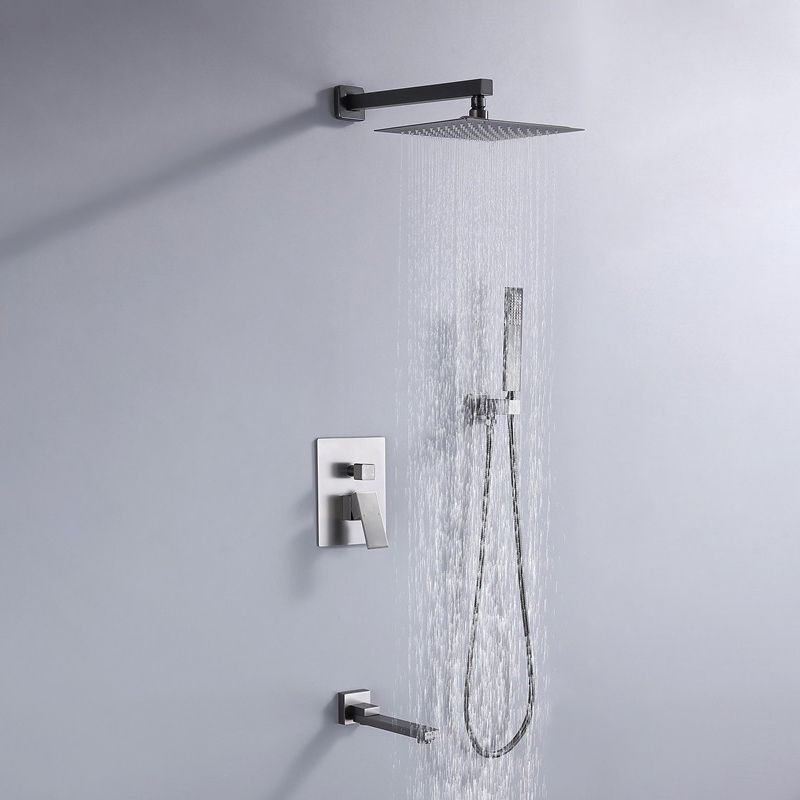 Shower System Massage Jet Lever Handheld Shower Head Shower Combo Clearhalo 'Bathroom Remodel & Bathroom Fixtures' 'Home Improvement' 'home_improvement' 'home_improvement_shower_faucets' 'Shower Faucets & Systems' 'shower_faucets' 'Showers & Bathtubs Plumbing' 'Showers & Bathtubs' 1200x1200_834c8a61-f4e8-4fea-b9e4-06b9c44ecf58