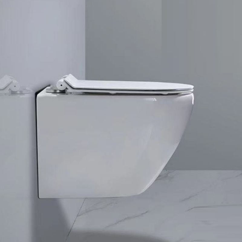 Modern White Ceramic Flush Toilet Wall Mount Urine Toilet for Washroom Clearhalo 'Bathroom Remodel & Bathroom Fixtures' 'Home Improvement' 'home_improvement' 'home_improvement_toilets' 'Toilets & Bidets' 'Toilets' 1200x1200_837110a1-3f34-46c7-9443-e59d8a2ccfc3
