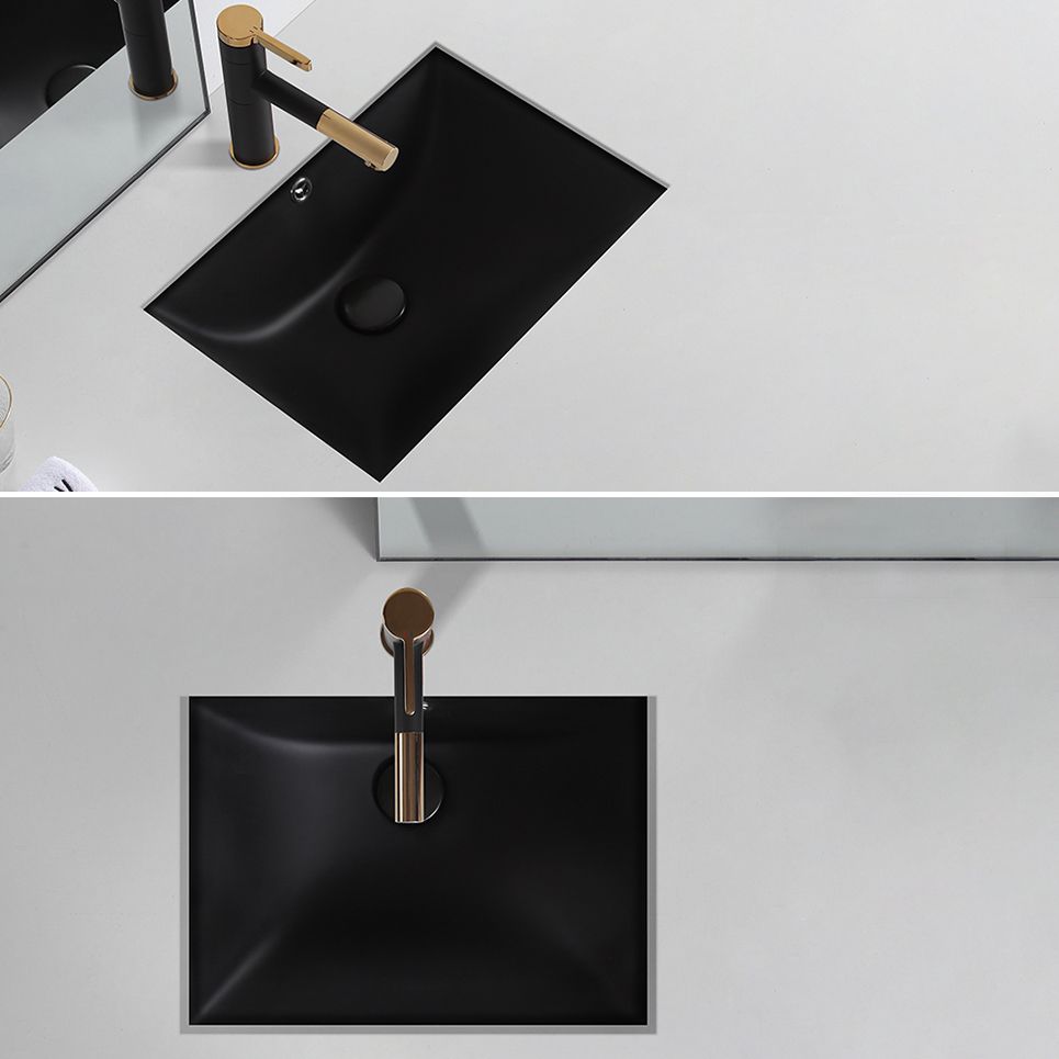 Black Undermount Vanity Sink Modern Porcelain Undermount Vanity Sink Clearhalo 'Bathroom Remodel & Bathroom Fixtures' 'Bathroom Sinks & Faucet Components' 'Bathroom Sinks' 'bathroom_sink' 'Home Improvement' 'home_improvement' 'home_improvement_bathroom_sink' 1200x1200_83750781-34ba-4641-81c0-dcfad6047c3e