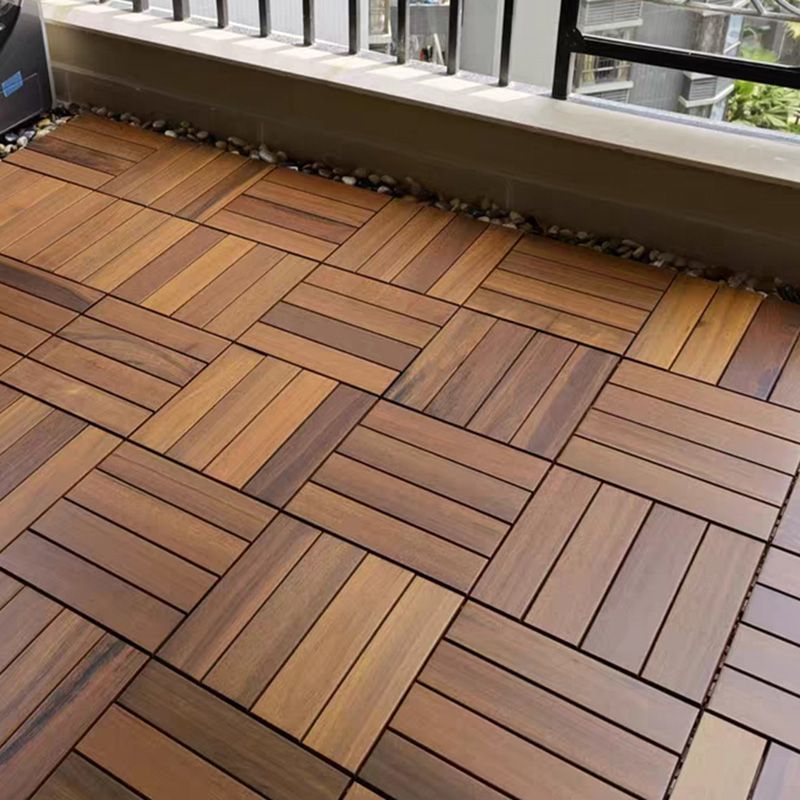 Tradition Hardwood Flooring Solid Wood Square Hardwood Deck Tiles Clearhalo 'Flooring 'Hardwood Flooring' 'hardwood_flooring' 'Home Improvement' 'home_improvement' 'home_improvement_hardwood_flooring' Walls and Ceiling' 1200x1200_8376c33c-42ce-49e8-a196-faca41e4fd95
