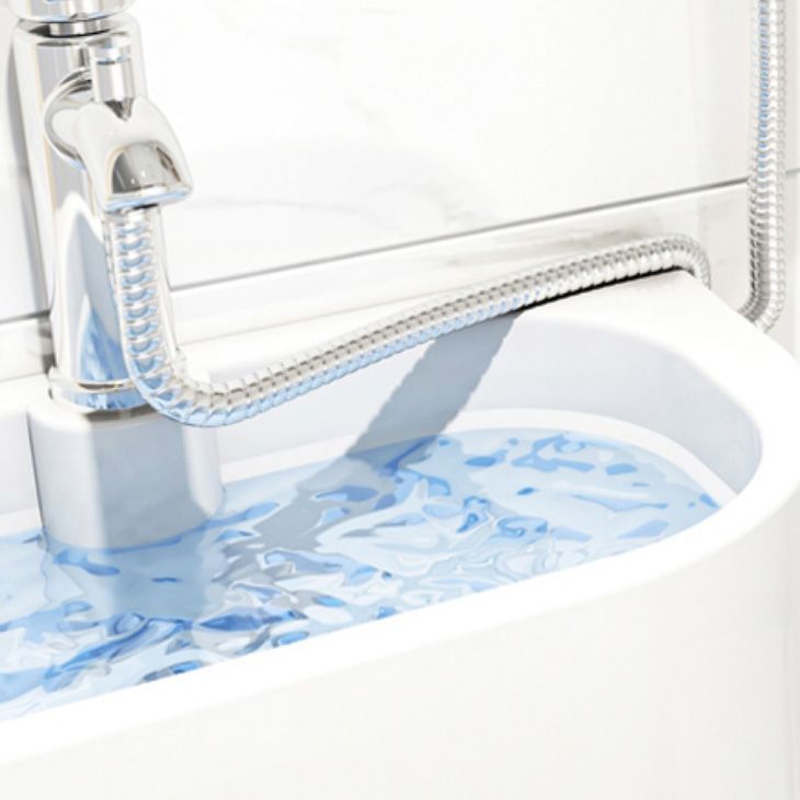 Rectangular Sliding Shower Enclosure Framed Shower Enclosure in White Clearhalo 'Bathroom Remodel & Bathroom Fixtures' 'Home Improvement' 'home_improvement' 'home_improvement_shower_stalls_enclosures' 'Shower Stalls & Enclosures' 'shower_stalls_enclosures' 'Showers & Bathtubs' 1200x1200_83963485-ab28-4ba3-b476-5d32f8a5a964