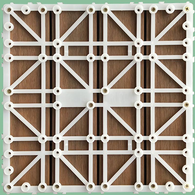 Engineered Square Flooring Tiles Water Resistant Interlocking for Patio Garden Clearhalo 'Flooring 'Hardwood Flooring' 'hardwood_flooring' 'Home Improvement' 'home_improvement' 'home_improvement_hardwood_flooring' Walls and Ceiling' 1200x1200_83cbd869-3aeb-4be5-8958-402f77666144