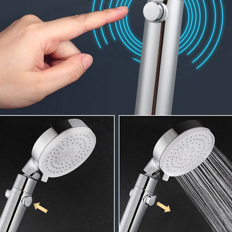 3 Sprays Shower Head Adjustable Spray Pattern Swivel Handheld Shower Head Clearhalo 'Bathroom Remodel & Bathroom Fixtures' 'Home Improvement' 'home_improvement' 'home_improvement_shower_heads' 'Shower Heads' 'shower_heads' 'Showers & Bathtubs Plumbing' 'Showers & Bathtubs' 1200x1200_83d3ea29-0ebf-4ad9-b934-e800a1ce8c2b