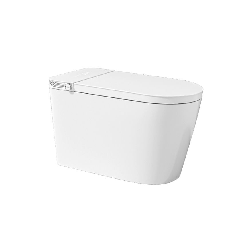 Smart Toilet Elongated White Ceramic Contemporary Foot Sensor Clearhalo 'Bathroom Remodel & Bathroom Fixtures' 'Bidets' 'Home Improvement' 'home_improvement' 'home_improvement_bidets' 'Toilets & Bidets' 1200x1200_83d7e63b-c0af-41e0-9c92-4616dd0c6767
