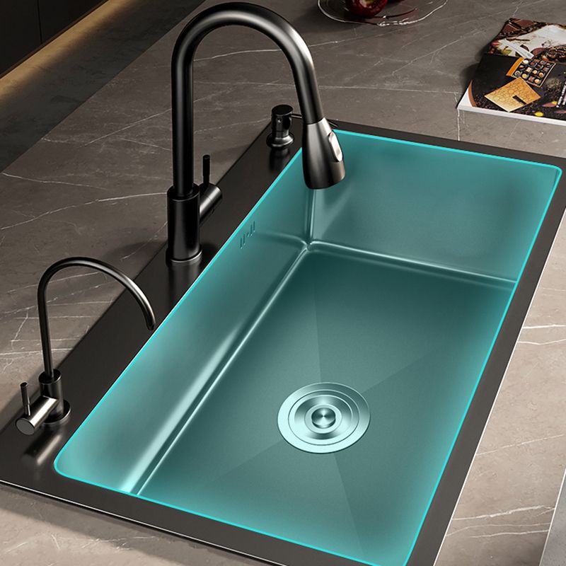 Contemporary Style Sink Set Stainless Steel Friction Resistant Quiet Sink Set for Kitchen Clearhalo 'Home Improvement' 'home_improvement' 'home_improvement_kitchen_sinks' 'Kitchen Remodel & Kitchen Fixtures' 'Kitchen Sinks & Faucet Components' 'Kitchen Sinks' 'kitchen_sinks' 1200x1200_83fd5689-958f-44d2-8117-e88db6ada4cf