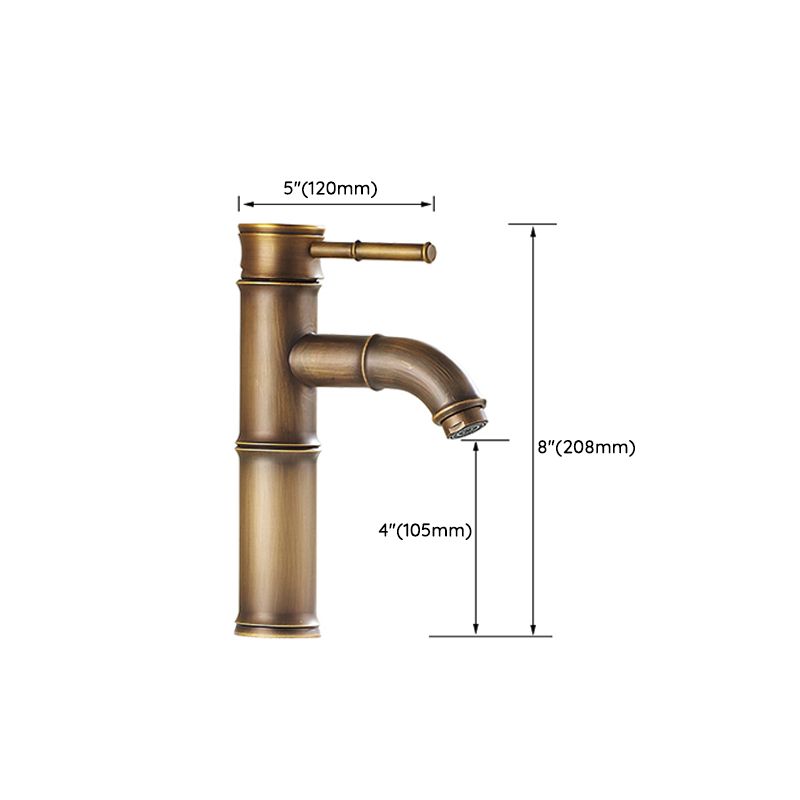 Lever Handle Vessel Faucet Single Hole Sink Faucet Farmhouse Style Basin Faucet Clearhalo 'Bathroom Remodel & Bathroom Fixtures' 'Bathroom Sink Faucets' 'Bathroom Sinks & Faucet Components' 'bathroom_sink_faucets' 'Home Improvement' 'home_improvement' 'home_improvement_bathroom_sink_faucets' 1200x1200_84054b4c-d504-4576-8dad-ec899c2e5bad