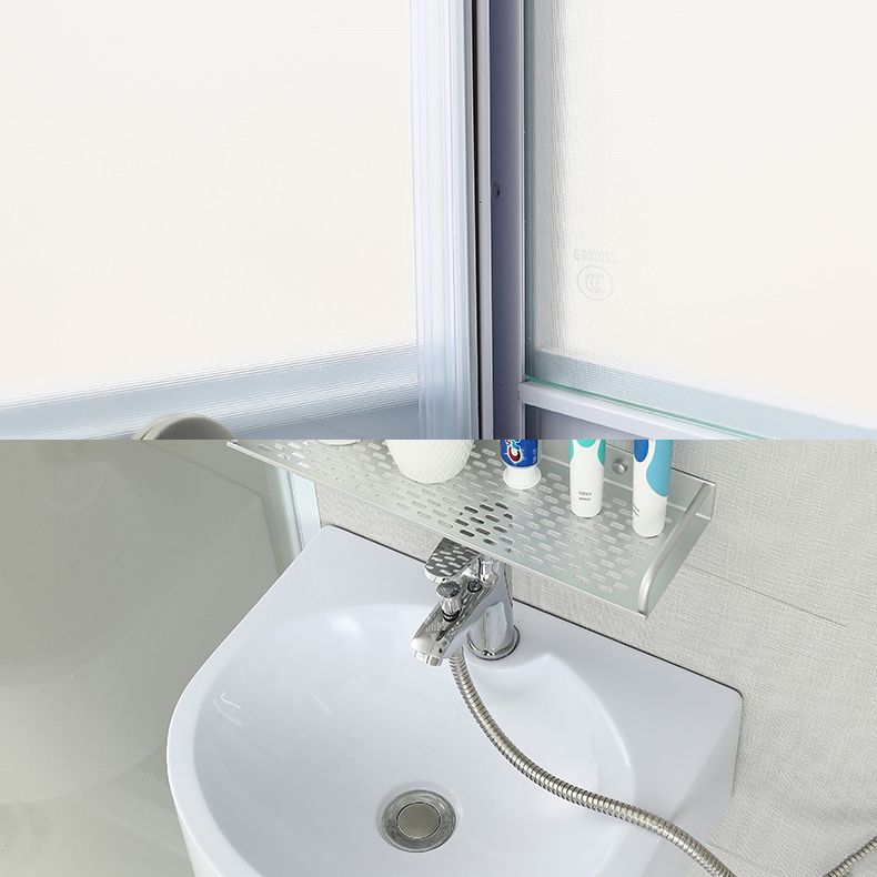 Sliding Shower Enclosure Framed Shower Enclosure with Tempered Glass Clearhalo 'Bathroom Remodel & Bathroom Fixtures' 'Home Improvement' 'home_improvement' 'home_improvement_shower_stalls_enclosures' 'Shower Stalls & Enclosures' 'shower_stalls_enclosures' 'Showers & Bathtubs' 1200x1200_841d138d-18d4-4ee7-b8e8-8399b6709e6b