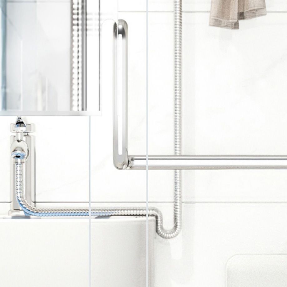 Rectangular Sliding Shower Enclosure Framed Shower Enclosure in White Clearhalo 'Bathroom Remodel & Bathroom Fixtures' 'Home Improvement' 'home_improvement' 'home_improvement_shower_stalls_enclosures' 'Shower Stalls & Enclosures' 'shower_stalls_enclosures' 'Showers & Bathtubs' 1200x1200_843443d0-f6c5-435a-8996-104b4b3d7b06