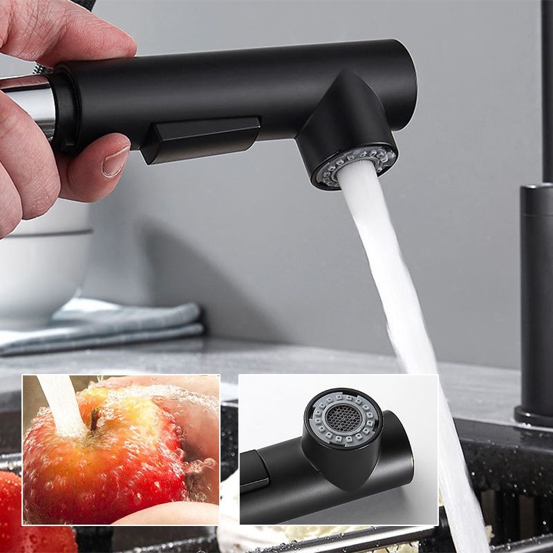 Contemporary Kitchen Faucet Copper 1-Handle High Arc Kitchen Faucet Clearhalo 'Home Improvement' 'home_improvement' 'home_improvement_kitchen_faucets' 'Kitchen Faucets' 'Kitchen Remodel & Kitchen Fixtures' 'Kitchen Sinks & Faucet Components' 'kitchen_faucets' 1200x1200_84693679-2daa-4b99-b43a-9bf38684b51c