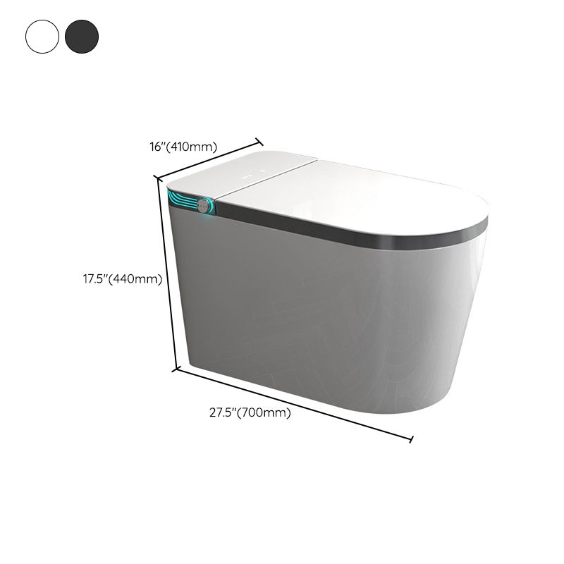 Modern Heated Seat Toilet Bowl Floor Mount Skirted Toilet with Toilet Seat Clearhalo 'Bathroom Remodel & Bathroom Fixtures' 'Home Improvement' 'home_improvement' 'home_improvement_toilets' 'Toilets & Bidets' 'Toilets' 1200x1200_84b5db8c-15b2-4b7b-b896-f05036ec2406