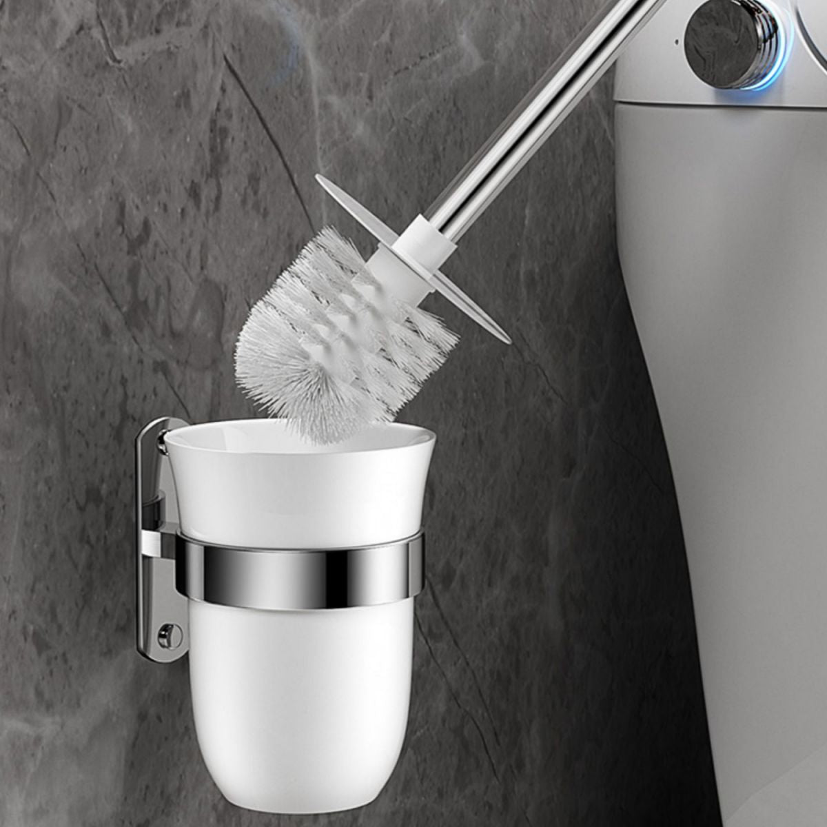 Modern Bathroom Accessory as Individualor as a Set Polished Chrome Bathroom Set Clearhalo 'Bathroom Hardware Sets' 'Bathroom Hardware' 'Bathroom Remodel & Bathroom Fixtures' 'bathroom_hardware_sets' 'Home Improvement' 'home_improvement' 'home_improvement_bathroom_hardware_sets' 1200x1200_84ec7ce9-68e3-4367-837b-9e5703e75069