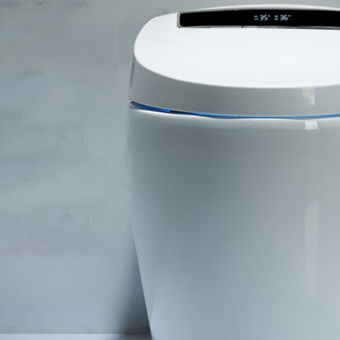 Contemporary Ceramic White Elongated Heated Seat Floor Mount Bidet Clearhalo 'Bathroom Remodel & Bathroom Fixtures' 'Bidets' 'Home Improvement' 'home_improvement' 'home_improvement_bidets' 'Toilets & Bidets' 1200x1200_85153283-0e9e-4107-9210-d16e7a341e95