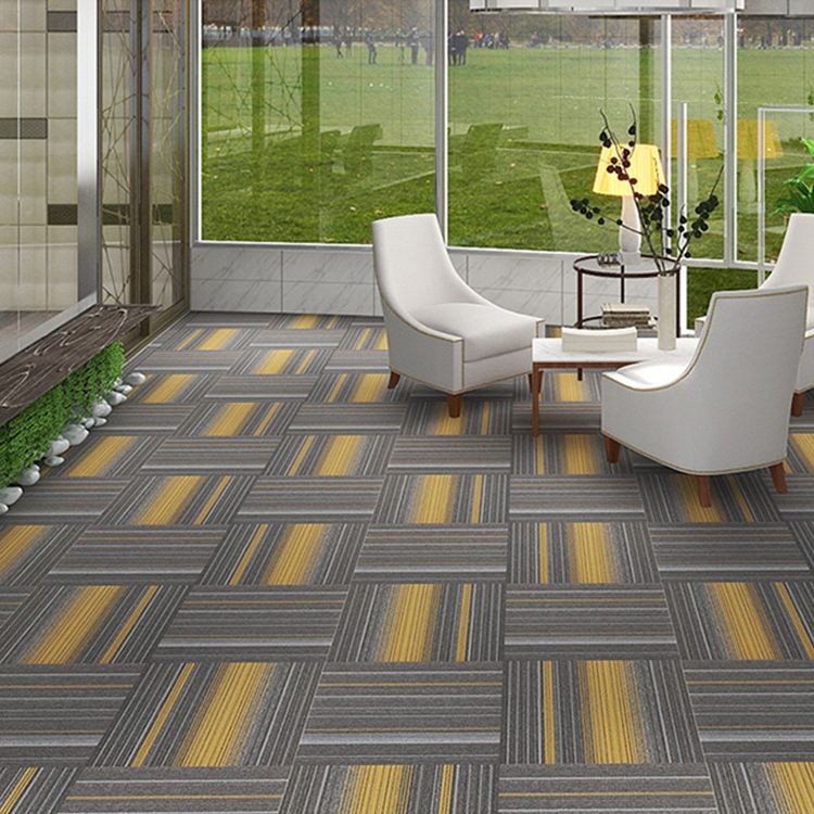 Modern Carpet Tiles Self Adhesive Multi Level Loop Stain Resistant Carpet Tile Clearhalo 'Carpet Tiles & Carpet Squares' 'carpet_tiles_carpet_squares' 'Flooring 'Home Improvement' 'home_improvement' 'home_improvement_carpet_tiles_carpet_squares' Walls and Ceiling' 1200x1200_8515ce11-47a9-4e92-8c35-b5d3a8d23a75