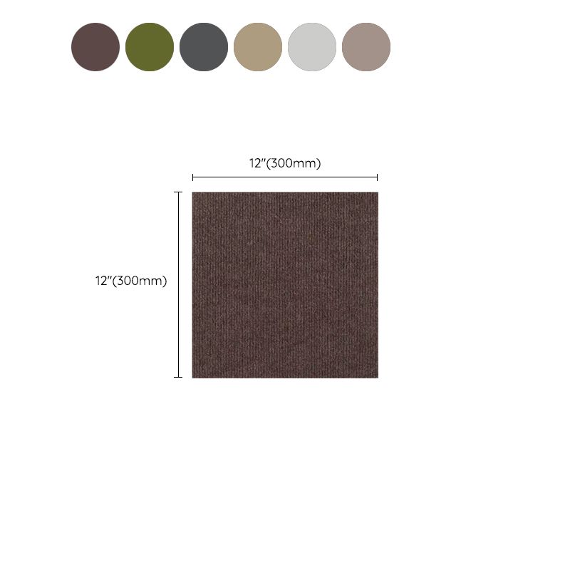 Home Carpet Tiles Color Block Stain Resistant Level Loop Carpet Tiles Clearhalo 'Carpet Tiles & Carpet Squares' 'carpet_tiles_carpet_squares' 'Flooring 'Home Improvement' 'home_improvement' 'home_improvement_carpet_tiles_carpet_squares' Walls and Ceiling' 1200x1200_853566e7-2219-4f51-af20-d55343e3e884