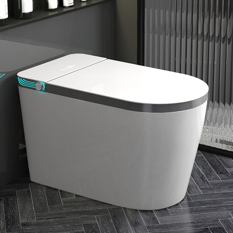 Contemporary White Elongated Floor Standing Bidet With Bidet And Seat Clearhalo 'Bathroom Remodel & Bathroom Fixtures' 'Bidets' 'Home Improvement' 'home_improvement' 'home_improvement_bidets' 'Toilets & Bidets' 1200x1200_854adb27-41bf-4909-9fd3-9ca4635151cb