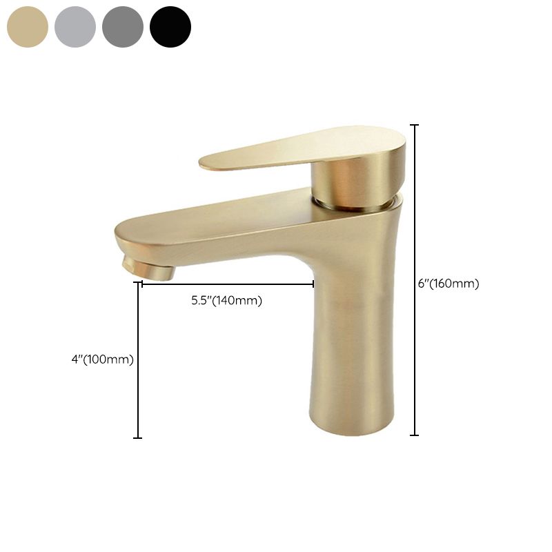 Modern Lavatory Faucet Solid Color Centerset Low Arc Faucet for Bathroom Clearhalo 'Bathroom Remodel & Bathroom Fixtures' 'Bathroom Sink Faucets' 'Bathroom Sinks & Faucet Components' 'bathroom_sink_faucets' 'Home Improvement' 'home_improvement' 'home_improvement_bathroom_sink_faucets' 1200x1200_856eb591-f745-41d4-9755-1da5b380770d