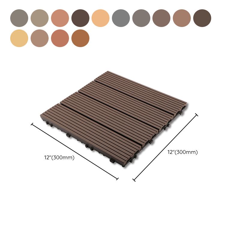 Outdoor Patio Flooring Tiles Composite Patio Flooring Tiles with Waterproof Clearhalo 'Home Improvement' 'home_improvement' 'home_improvement_outdoor_deck_tiles_planks' 'Outdoor Deck Tiles & Planks' 'Outdoor Flooring & Tile' 'Outdoor Remodel' 'outdoor_deck_tiles_planks' 1200x1200_8588ff13-9bc8-4d76-ad54-08ea3d4e4008