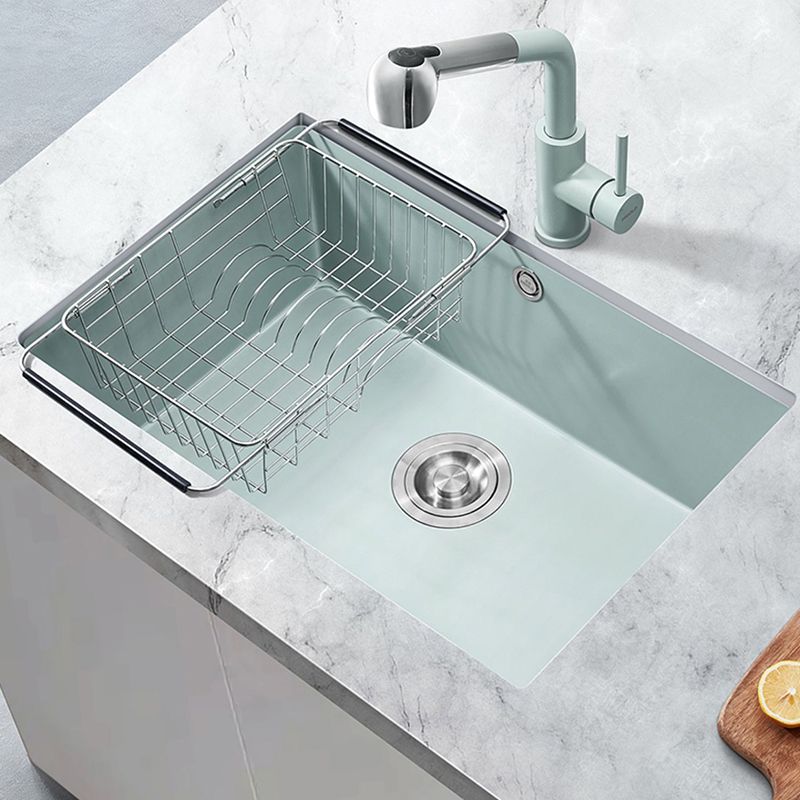 Quartz Kitchen Sink Rectangular Shape Kitchen Sink with Single Bowl Clearhalo 'Home Improvement' 'home_improvement' 'home_improvement_kitchen_sinks' 'Kitchen Remodel & Kitchen Fixtures' 'Kitchen Sinks & Faucet Components' 'Kitchen Sinks' 'kitchen_sinks' 1200x1200_85a2a600-c543-455d-8953-7931a0883e29
